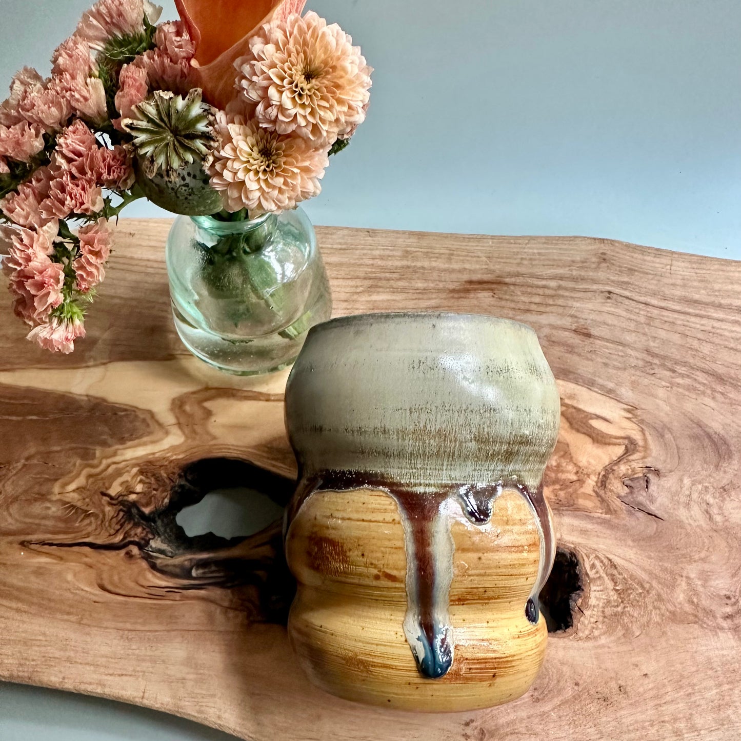wood-fired • curvy tumbler no. 13