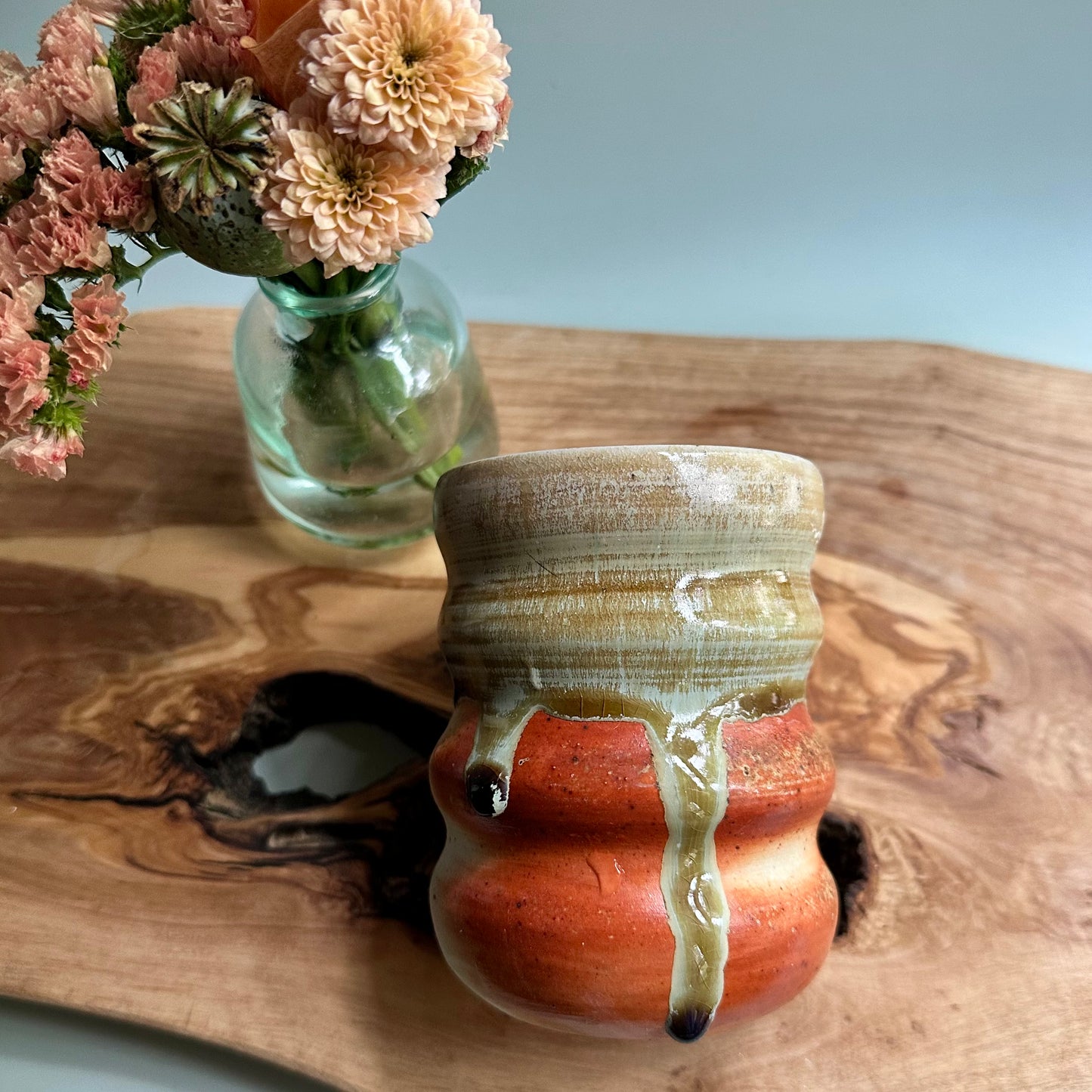 wood-fired • curvy tumbler no. 12
