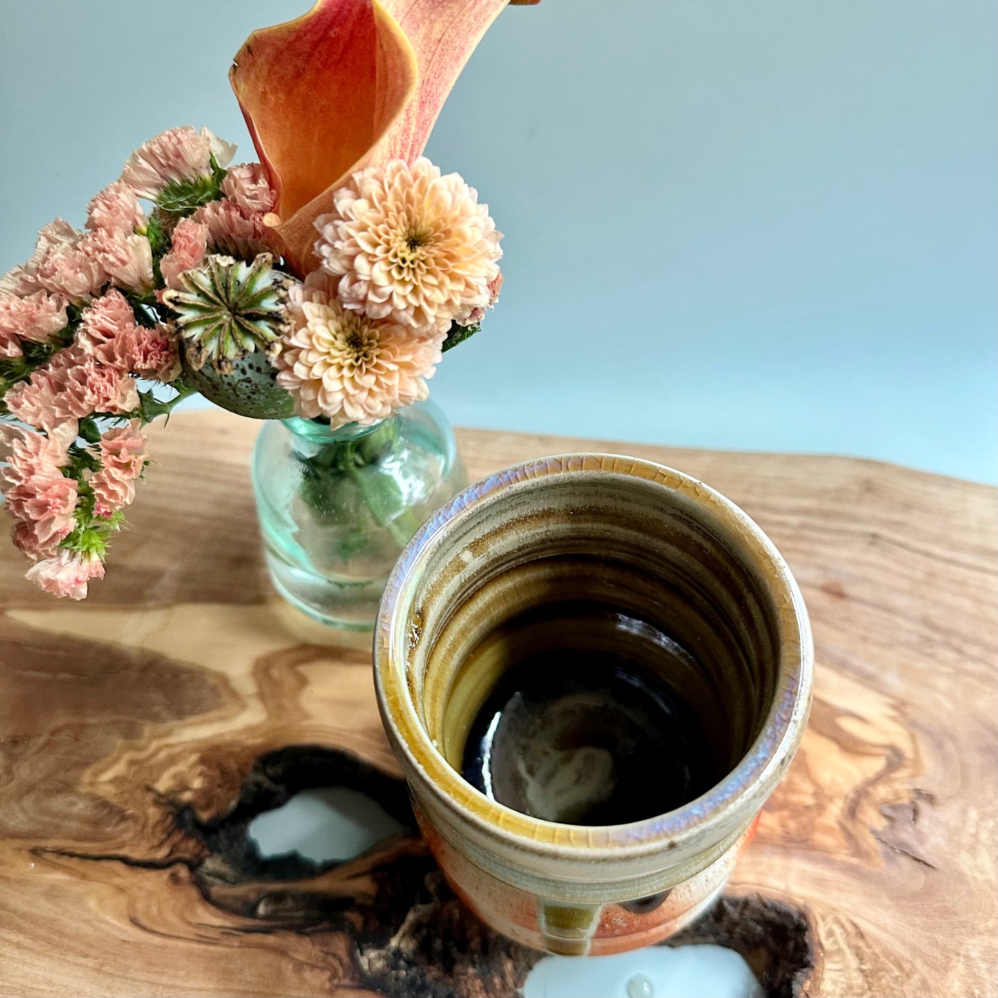 wood-fired • curvy tumbler no. 12