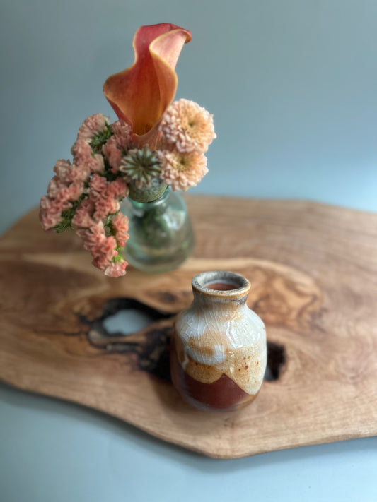 wood-fired • bud vase no. 6