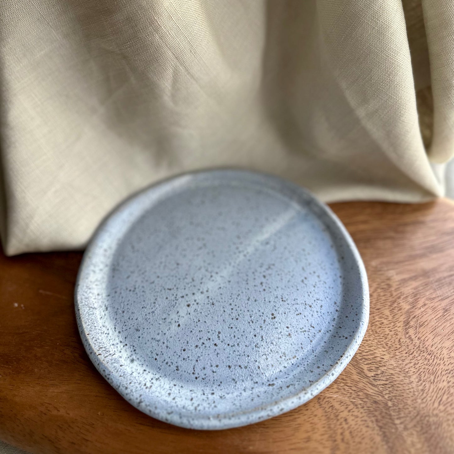 handmade serving plates • 6.5" set