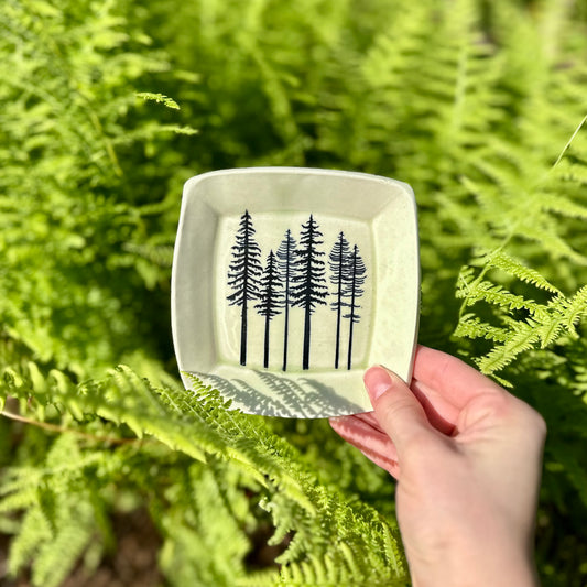 treeline square dish • no. three