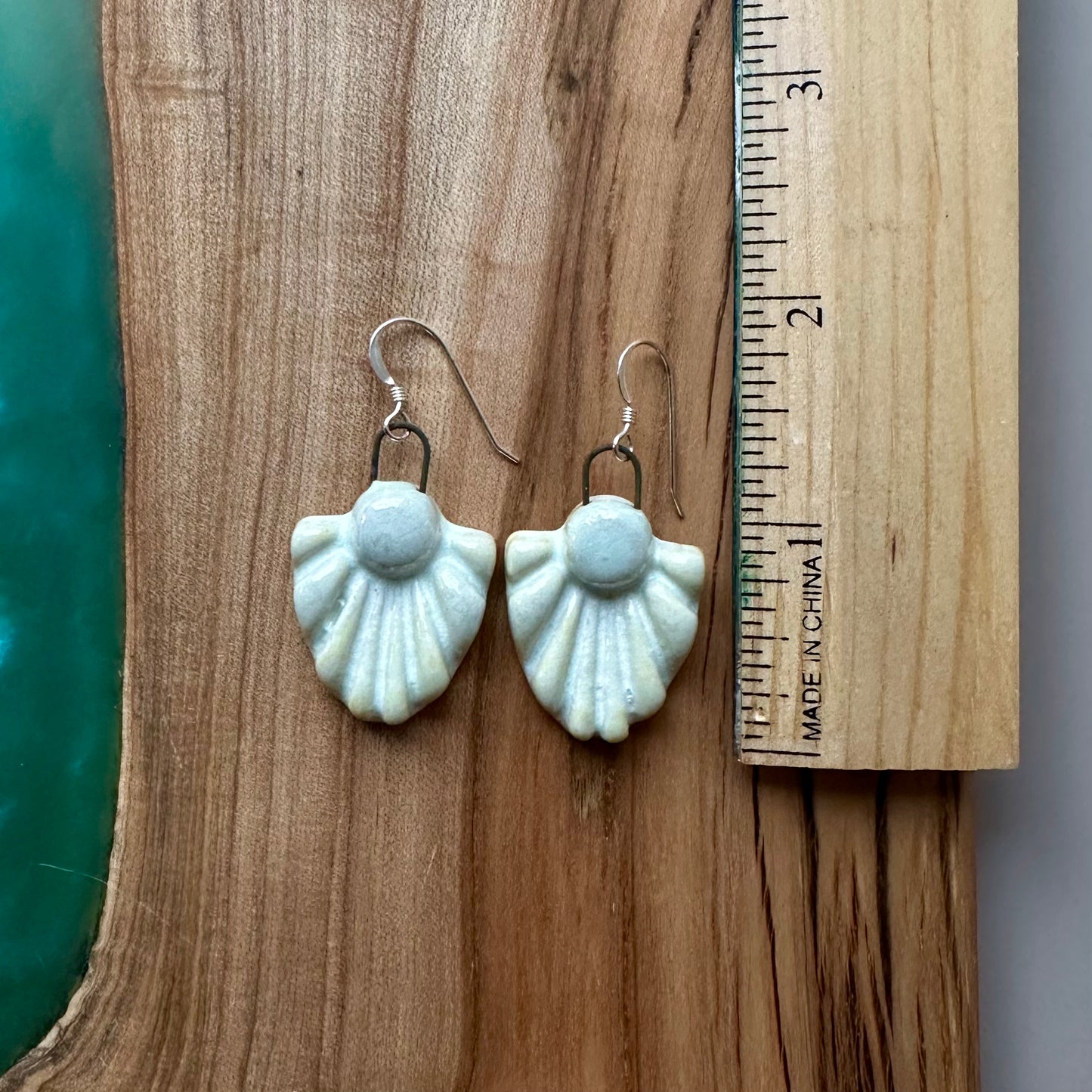 made with love • opal sunbeam earrings