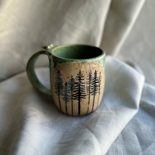 back to the trees heart mug • no. two