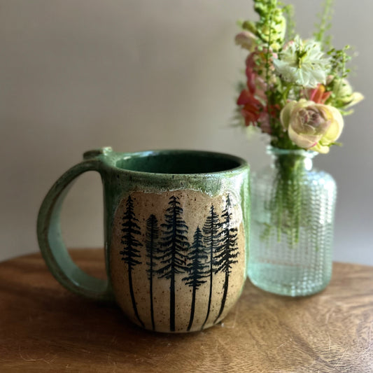 back to the trees heart mug • no. seven