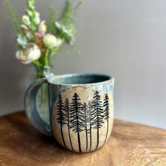 back to the trees heart mug • no. ten