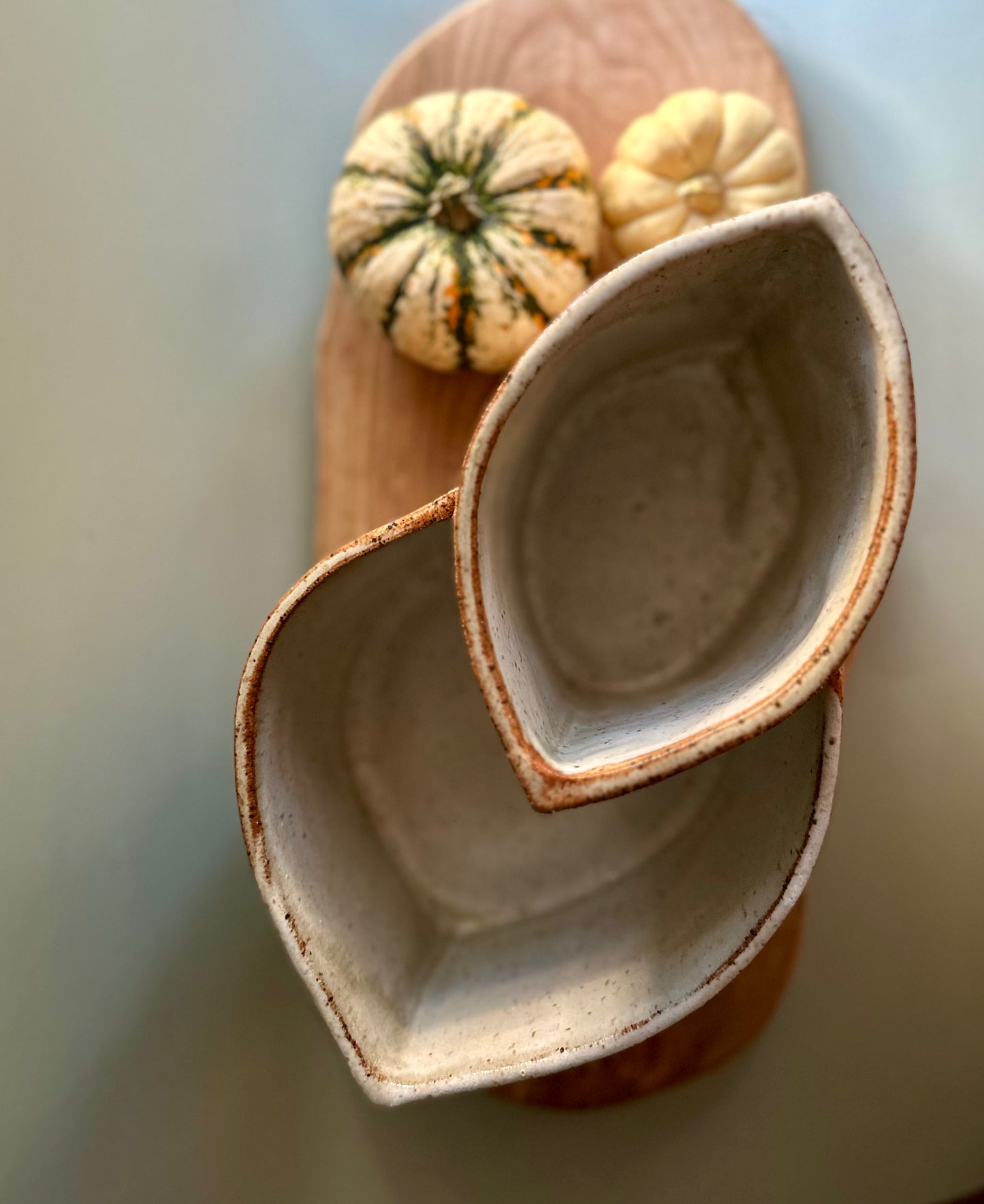 large hand-built double vase